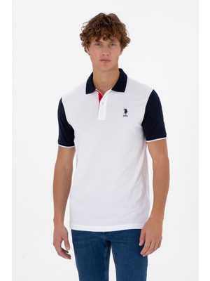 U.s. Polo Assn. Erkek Beyaz Tişört 50306871-VR013