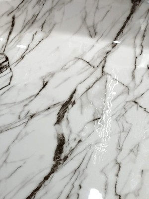 80X190 Doğal Taş Desenli Kalın Pvc Masa Koruyucu ve Pedi