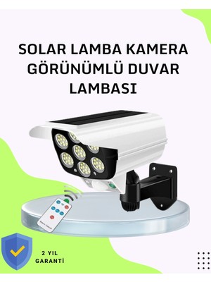 AyrStore 3 Modlu Güneş Paneli Aydınlatmalı Dış Mekan Güvenlik Işığı – IP65 Su Geçirmez, Pır Sensörlü