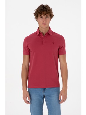 U.s. Polo Assn. Erkek Vişne Tişört Basic 50306015-VR223