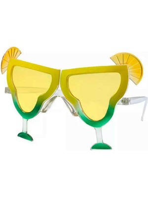 Skygo Margarita Parti Gözlüğü Sarı Renk 16X8 cm