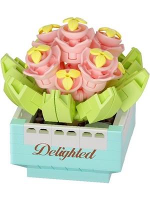 Belle Fusion Bfs Saksı Çiçekleri Sukulent Serisi 3D Puzzle