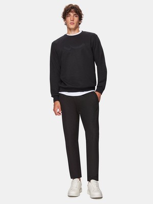 Ltb FOWENI Düz Paça Siyah Eşofman Altı