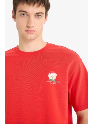 DeFacto Nefes Alabilen Boxy Fit Tişört F2614AX25WN