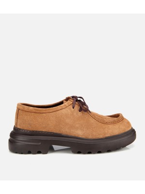 Hotiç Erkek Süet Deri Taba Yüksek Tabanlı Günlük Ayakkabı