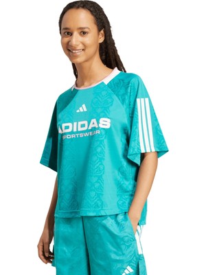 Adidas Sportswear JL9214 Tiro x Common Goal Jakarlı Tişört