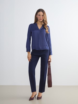 Lc Waikiki Yeni Sezon Büyük Beden Standart Fit Kadın Cigarette Pantolon