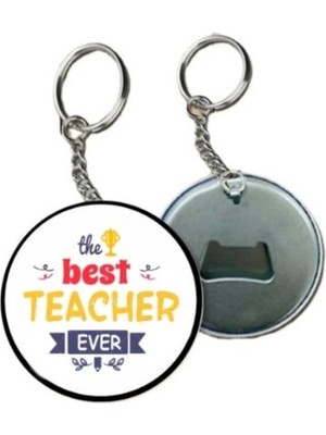 Özcan Tasarım Öğretmenler Gününe Özel Anahtarlık - Öğretmene Anahtarlık Hediye ( Best Teacher Anahtarlık )