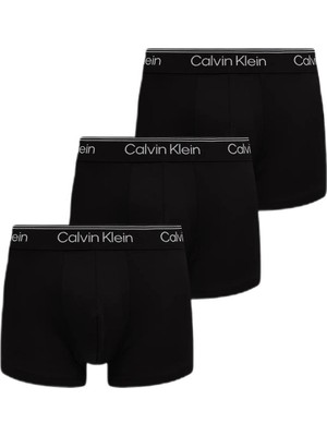 Calvin Klein Erkek Siyah Low Rise Trunk Boxer 3’lü Paket LV00NB4409