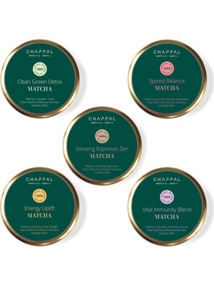 Chappal Daily Wellness Matcha Set – 5’li Özel Karışım