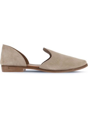 Bueno Shoes Kum Alf Süet Kadın Düz Sandalet 01WA7001 01WA7001
