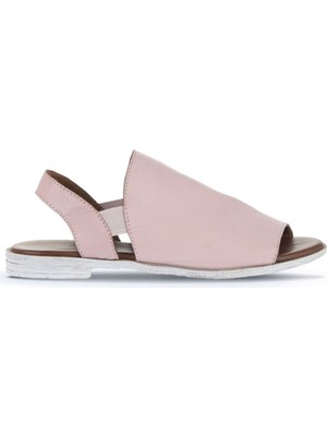 Bueno Shoes Gül Kurusu Deri Kadın Düz Sandalet 01WA3008 01WA3008