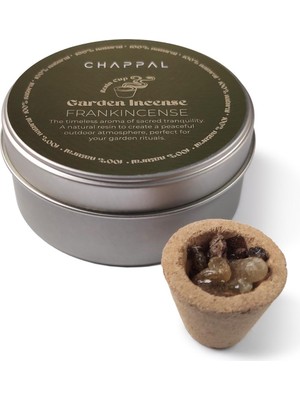 Chappal Frankincense Bahçe Tütsüsü 4 Resin Cup