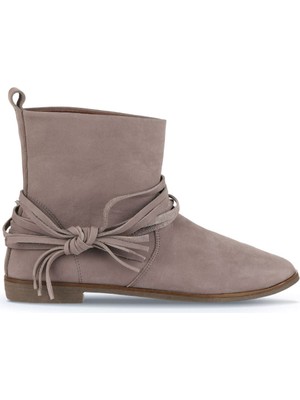 Bueno Shoes Vizon Nubuk Kadın Düz Bot 01WD3509 01WD3509