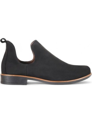 Bueno Shoes Siyah Nubuk Kadın Düz Bot 01WD3807 01WD3807