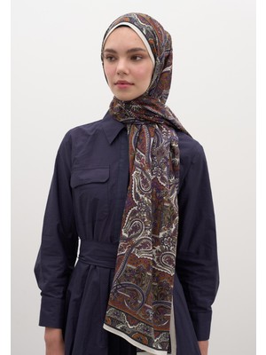 Fresh Scarfs Slyvıe Desen Şal Mor