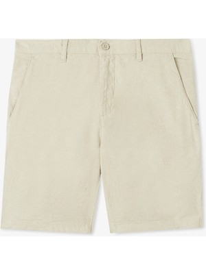 Nautica Erkek Bej Slim Fit Şort