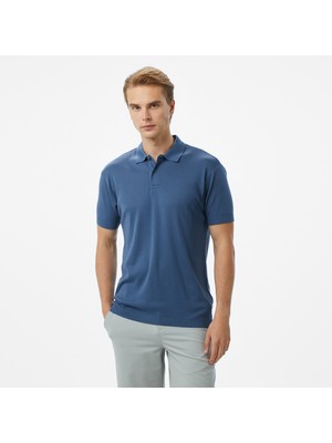 Nautica Erkek Mavi Classic Fit Polo