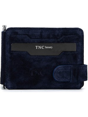 Tamer Tanca Erkek Hakiki Deri Lacivert Nubuk Kartlık 1148 703 Erk Krtlk SK25-26 Lacı Nbk