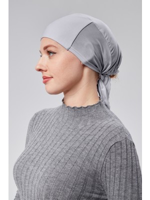 Sonbahar Moda Kadın Tesettür Likralı Penye Dikişsiz Kaymaz Düz Bone