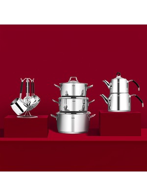 Nehir Elite 14 Parça Paslanmaz Çelik Çeyiz Seti