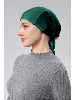 Sonbahar Moda Kadın Tesettür Likralı Penye Dikişsiz Kaymaz Düz Bone