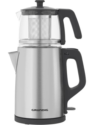 Grundig Tm 2522 Ic Inox Cam Çelik Süzgeçli Çay Makinesi