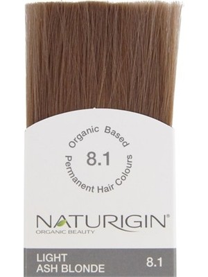 Naturigin Organik İçerikli Saç Boyası Açık Kül Sarısı 8.1