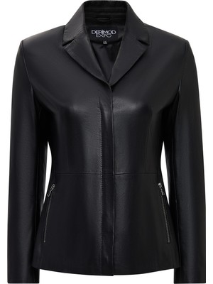 Derimod Helen Kadın Ceket Yaka Deri Mont 25WGE56101M