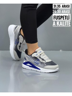 Homiro Çocuk Fuspedli Su Geçirmez Poli Taban Spor Ayakkabı - Buz Sax