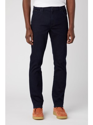 Wrangler W12SMI375 Texas Slim Koyu Mavi Erkek Normal Bel Normal Paça Kot Pantalon