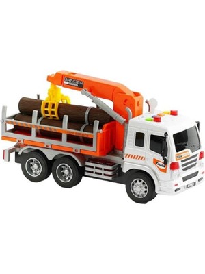 Ctoy Sesli ve Pilli Vinçli Kütük Taşıyıcı