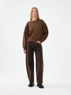 Loft Baggy Regular Fit Kadın Pantolon