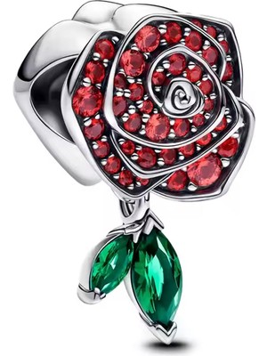 Fubena Gül Bahçesi Gümüş Charm