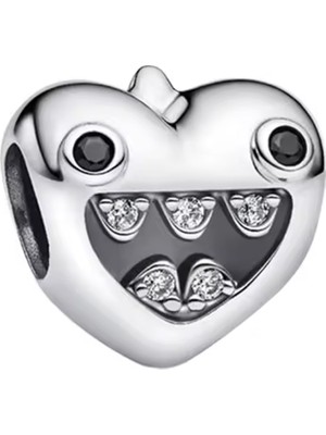 Fubena Sevgi Canavarı Gümüş Charm