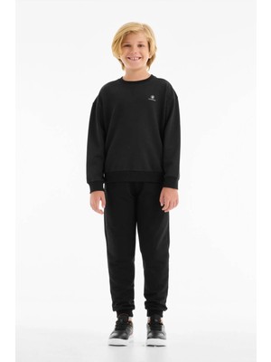 Lumberjack Bl 25TPT17 5pr-Tp Siyah Erkek Çocuk Sweatshirt A102055221