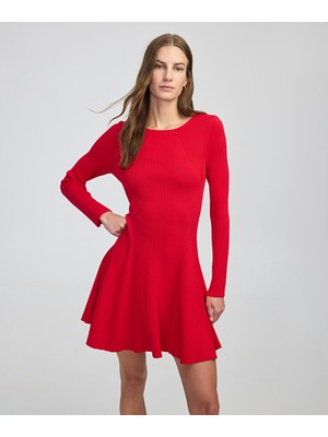 İpekyol Volanlı Triko Elbise IW6250002227034