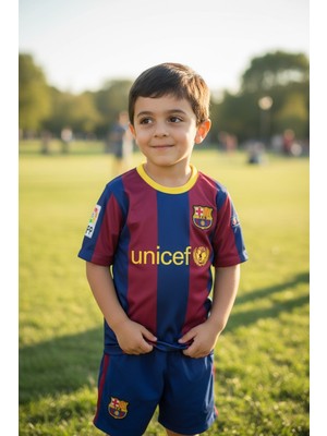 Bite Nose Barcelona 2011 Messi Efsane Şortlu Çorap Çocuk Forması