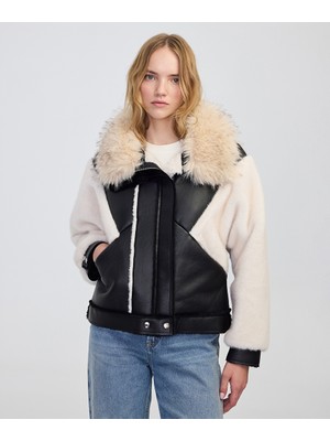 İpekyol Kumaş Mix Colorblock Mont IW6250012090001