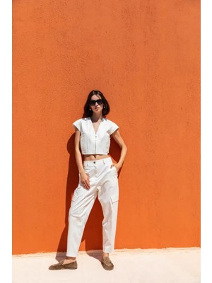 Kameya 20708 Pantolon Ekru