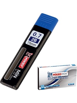 Mikro M-700 75MM 2b Kurşun Kalem Ucu 0.7mm Min 24LÜ Paket