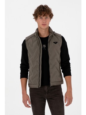 U.s. Polo Assn. Erkek Vizon Yelek (Dokuma) 50310304-VR052