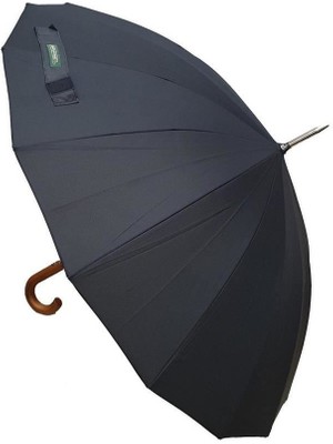 April A241G Premium Baston Şemsiye Siyah 105 cm