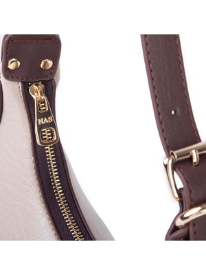 Nas Bag Omuz Çantası Ayarlanabilir Spor  Askılı Çapraz Çanta  Kum Kahve Victoria