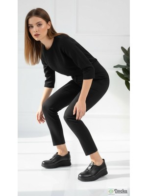 Mammamia Kadın Ortopedik Hakiki Deri Bağcıksız Ayakkabı M26/KA785