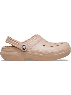 Crocs Classic Lined Clog Pembe Kadın Terlik Rahat Kullanım İçin Yumuşak Malzeme ile Tasarlandı