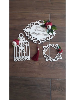 Evsay 3 Lü Set Kapı Süsü