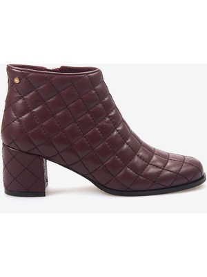 Mocassini Hakiki Deri Kadın Kapitone Bot 9209-22