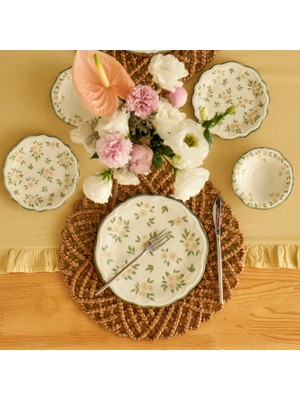 Bella Maison Veronica Porselen 8 Parça 4 Kişilik Kahvaltı Takımı