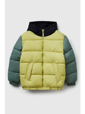 United Colors Of Benetton Erkek Çocuk 2WU0CN06N-25K Mont Sarı